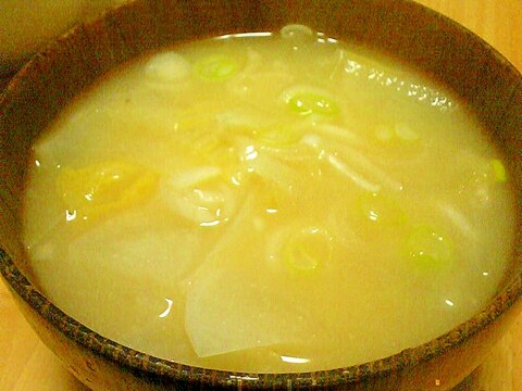 大根･白菜･ねぎ･たまねぎの味噌汁
